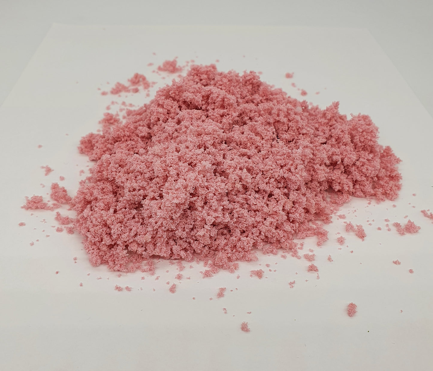 Pink coarse scatter flock